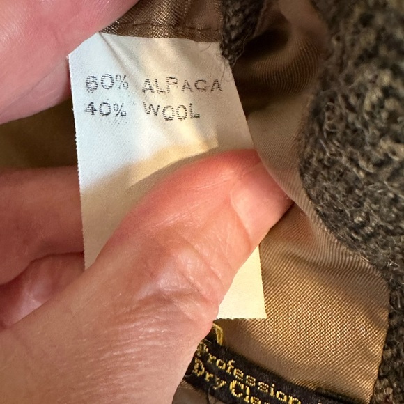 Classic Vintage Men’s Brown Wool/Alpaca Tweed Academia Preppy Blazer Sz 40S - Picture 4 of 13